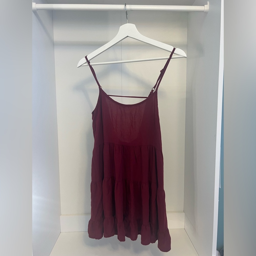 |LA Hearts Red Swimsuit Cover Up Dress|